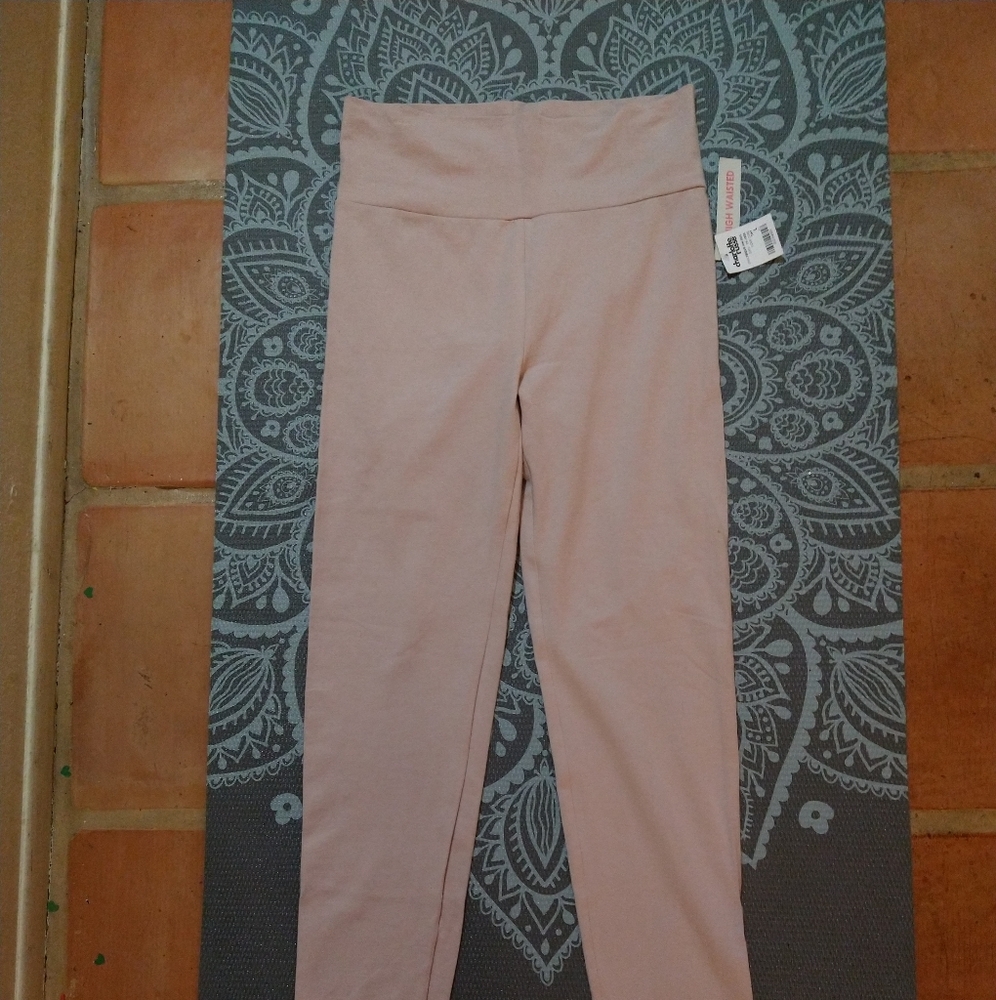 Charlotte Russe Light Pink High Waisted Leggings - Picture 6 of 7